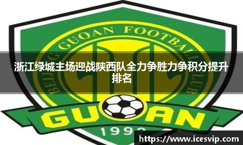 浙江绿城主场迎战陕西队全力争胜力争积分提升排名