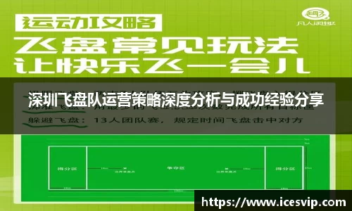 深圳飞盘队运营策略深度分析与成功经验分享